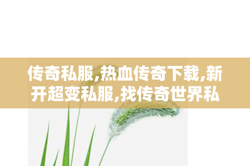 传奇私服,热血传奇下载,新开超变私服,找传奇世界私服的网站,新开超变私服
