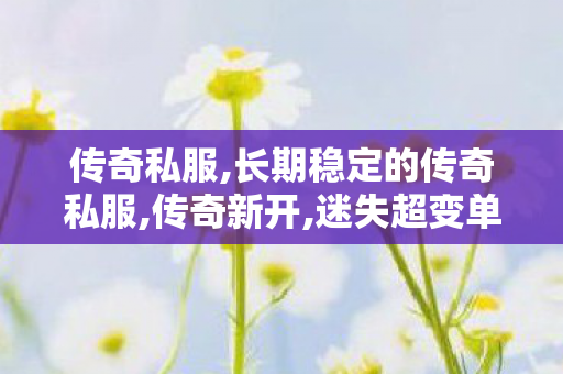 传奇私服,长期稳定的传奇私服,传奇新开,迷失超变单职业传奇,传奇新开