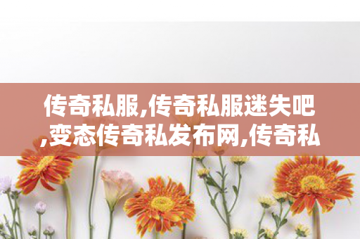 传奇私服,传奇私服迷失吧,变态传奇私发布网,传奇私发服网,变态传奇私发布网