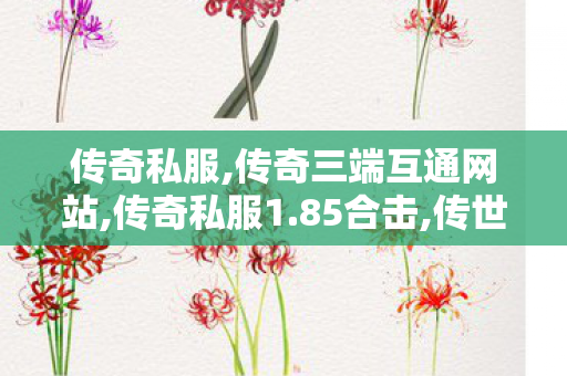 传奇私服,传奇三端互通网站,传奇私服1.85合击,传世私l菔,传奇私服1.85合击
