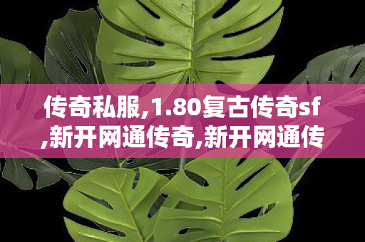 传奇私服,1.80复古传奇sf,新开网通传奇,新开网通传世私服,新开网通传奇