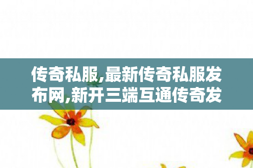 传奇私服,最新传奇私服发布网,新开三端互通传奇发布网站,传世新服网发布网,新开三端互通传奇发布网站