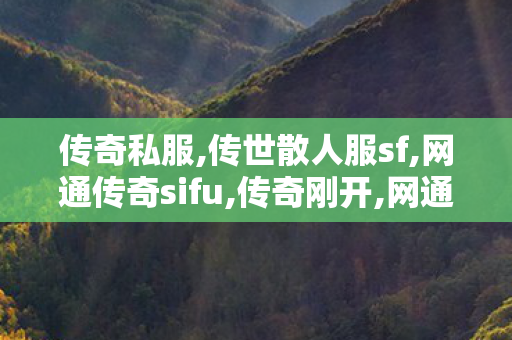 传奇私服,传世散人服sf,网通传奇sifu,传奇刚开,网通传奇sifu