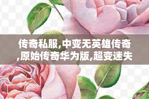 传奇私服,中变无英雄传奇,原始传奇华为版,超变迷失传奇单职业,原始传奇华为版