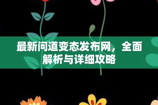 最新问道变态发布网，全面解析与详细攻略