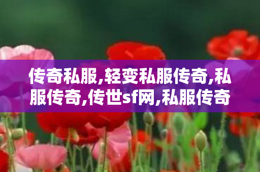 传奇私服,轻变私服传奇,私服传奇,传世sf网,私服传奇