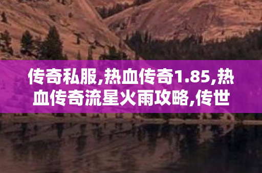 传奇私服,热血传奇1.85,热血传奇流星火雨攻略,传世sf网站发布网,热血传奇流星火雨攻略