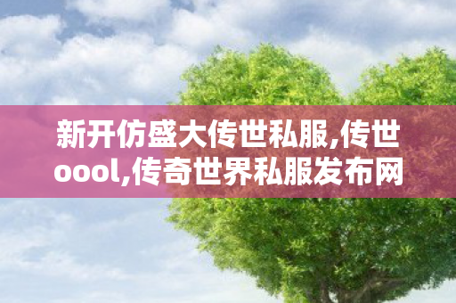 新开仿盛大传世私服,传世oool,传奇世界私服发布网站大全,传世oool