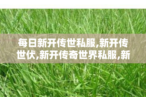 每日新开传世私服,新开传世伏,新开传奇世界私服,新开传世伏