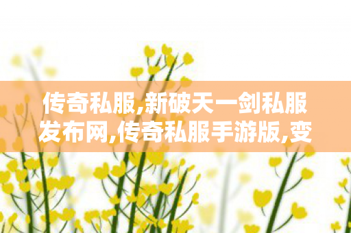 传奇私服,新破天一剑私服发布网,传奇私服手游版,变态传奇,传奇私服手游版