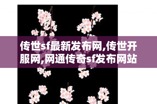 传世sf最新发布网,传世开服网,网通传奇sf发布网站,传世开服网