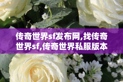 传奇世界sf发布网,找传奇世界sf,传奇世界私服版本下载,找传奇世界sf