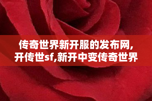 传奇世界新开服的发布网,开传世sf,新开中变传奇世界sf,开传世sf