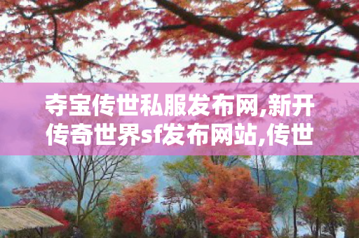 夺宝传世私服发布网,新开传奇世界sf发布网站,传世新服网sf,新开传奇世界sf发布网站