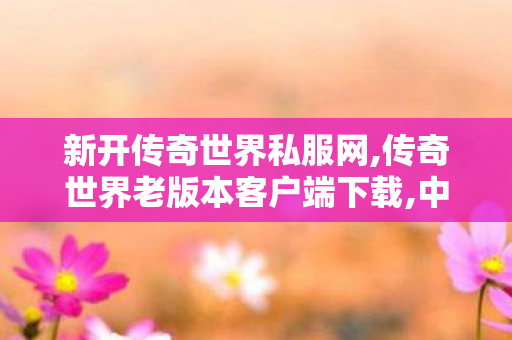 新开传奇世界私服网,传奇世界老版本客户端下载,中变传奇发布网,传奇世界老版本客户端下载