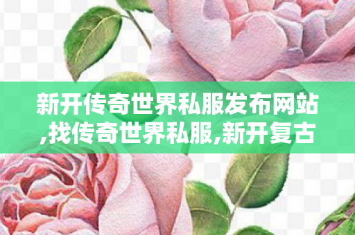 新开传奇世界私服发布网站,找传奇世界私服,新开复古传奇世界私服,找传奇世界私服