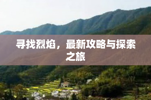 寻找烈焰，最新攻略与探索之旅