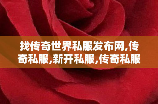 找传奇世界私服发布网,传奇私服,新开私服,传奇私服