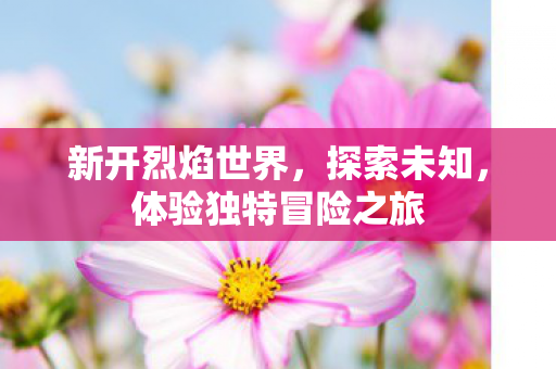新开烈焰世界，探索未知，体验独特冒险之旅