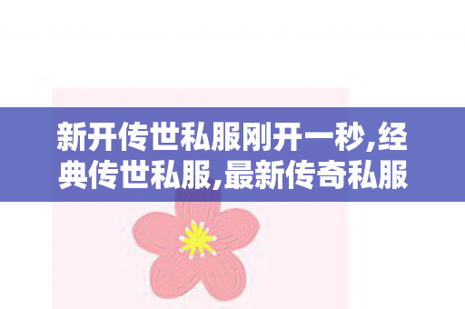 新开传世私服刚开一秒,经典传世私服,最新传奇私服开服网,经典传世私服