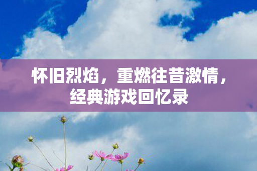怀旧烈焰，重燃往昔激情，经典游戏回忆录