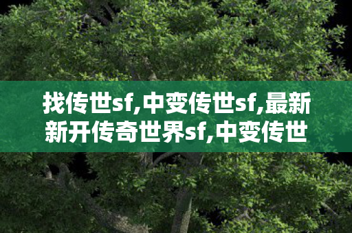 找传世sf,中变传世sf,最新新开传奇世界sf,中变传世sf