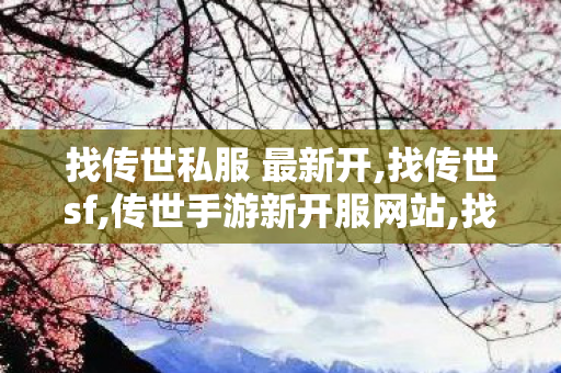 找传世私服 最新开,找传世sf,传世手游新开服网站,找传世sf