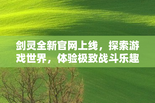 剑灵全新官网上线，探索游戏世界，体验极致战斗乐趣