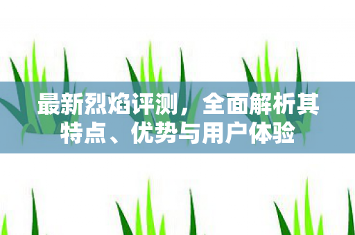 最新烈焰评测，全面解析其特点、优势与用户体验
