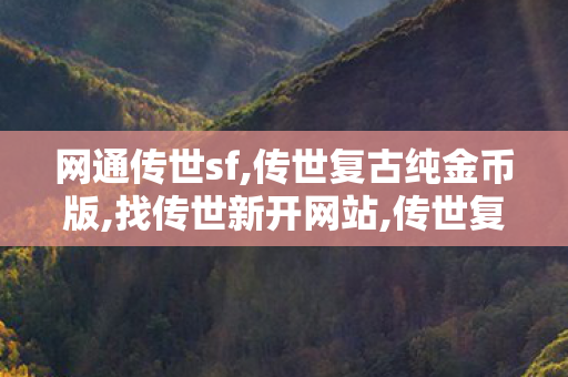 网通传世sf,传世复古纯金币版,找传世新开网站,传世复古纯金币版