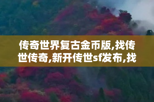 传奇世界复古金币版,找传世传奇,新开传世sf发布,找传世传奇