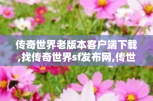 传奇世界老版本客户端下载,找传奇世界sf发布网,传世发布站,找传奇世界sf发布网