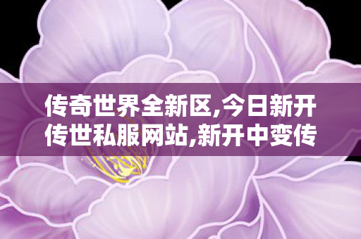 传奇世界全新区,今日新开传世私服网站,新开中变传奇世界sf,今日新开传世私服网站