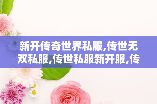 新开传奇世界私服,传世无双私服,传世私服新开服,传世无双私服