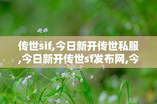 传世sif,今日新开传世私服,今日新开传世sf发布网,今日新开传世私服