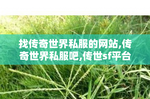 找传奇世界私服的网站,传奇世界私服吧,传世sf平台,传奇世界私服吧
