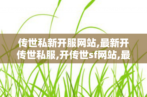 传世私新开服网站,最新开传世私服,开传世sf网站,最新开传世私服