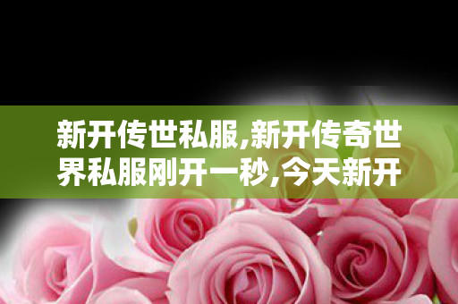 新开传世私服,新开传奇世界私服刚开一秒,今天新开私服,新开传奇世界私服刚开一秒