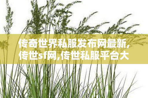 传奇世界私服发布网最新,传世sf网,传世私服平台大全,传世sf网