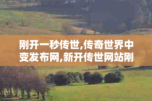 刚开一秒传世,传奇世界中变发布网,新开传世网站刚开一秒,传奇世界中变发布网