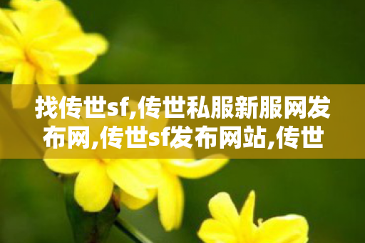 找传世sf,传世私服新服网发布网,传世sf发布网站,传世私服新服网发布网