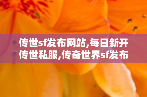 传世sf发布网站,每日新开传世私服,传奇世界sf发布,每日新开传世私服