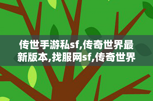 传世手游私sf,传奇世界最新版本,找服网sf,传奇世界最新版本