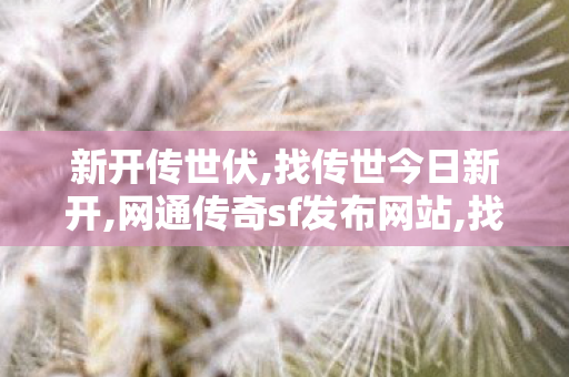 新开传世伏,找传世今日新开,网通传奇sf发布网站,找传世今日新开