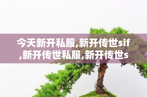 今天新开私服,新开传世sif,新开传世私服,新开传世sif
