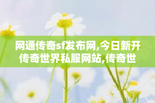 网通传奇sf发布网,今日新开传奇世界私服网站,传奇世界sf网站发布网,今日新开传奇世界私服网站
