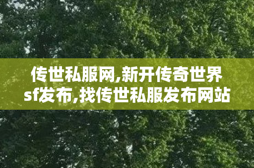 传世私服网,新开传奇世界sf发布,找传世私服发布网站,新开传奇世界sf发布
