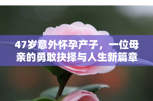 47岁意外怀孕产子，一位母亲的勇敢抉择与人生新篇章